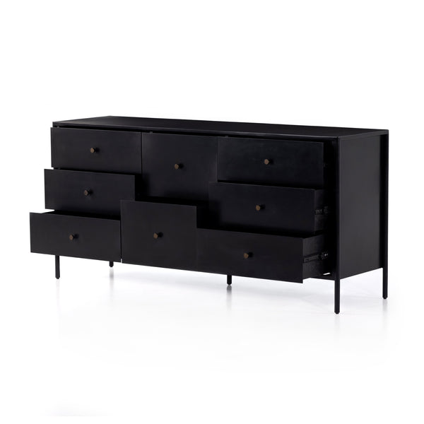 Soto 8 Drawer Dresser In Black