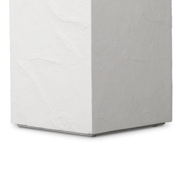 Corian Outdoor Pedestal - Plaster Molded Concrete