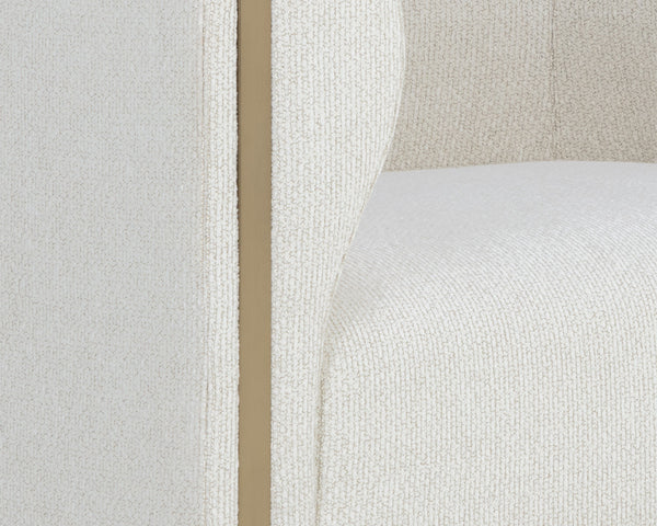 LARRON ARMCHAIR - RHEA LIGHT BARLEY