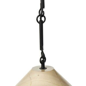 Concetta Pendant - Ecru Marble Solid