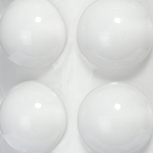 Seltzer Blown Glass Table Lamp, White