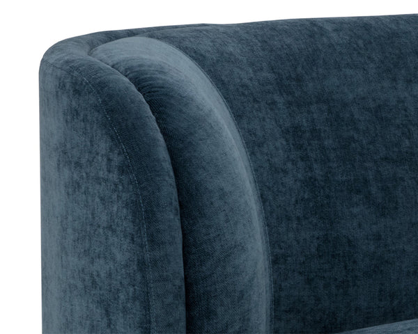JACLYN MODULAR - LEFT ARMCHAIR - DANNY DUSTY BLUE