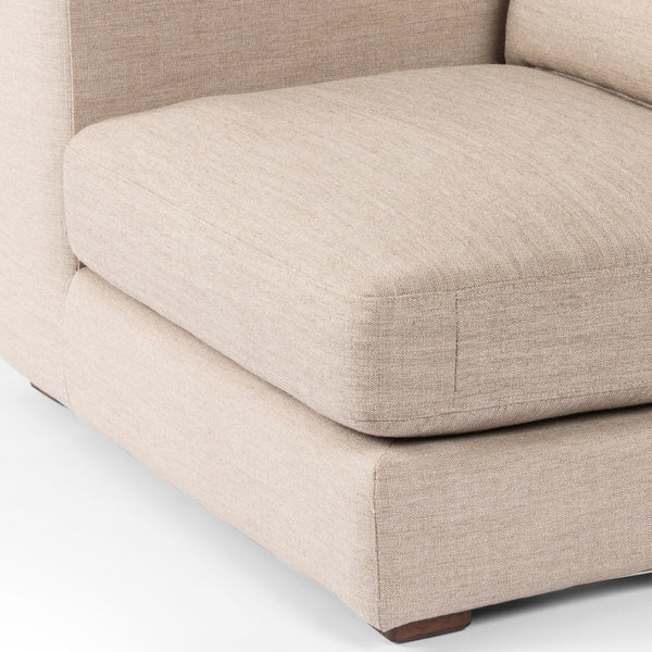 Sena Sectional In Alcala Wheat And Almond