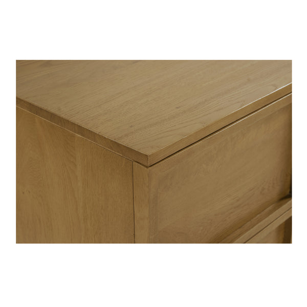 Moe's Henley Collection 8 Drawer Dresser in Brown Oak