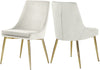 Lynette Dining Chair In Cream Velvet