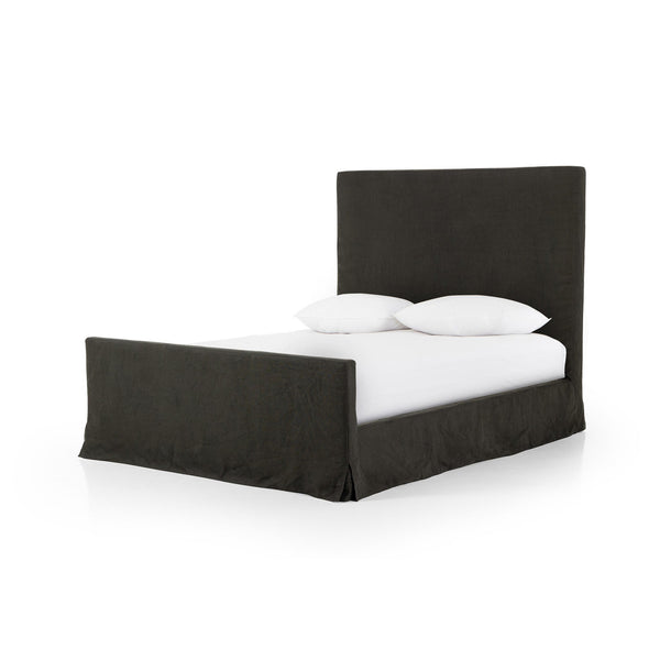 Daphne Slipcover Queen Bed - Brussels Pine