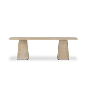 Atlas Console Table - Bleached Alder