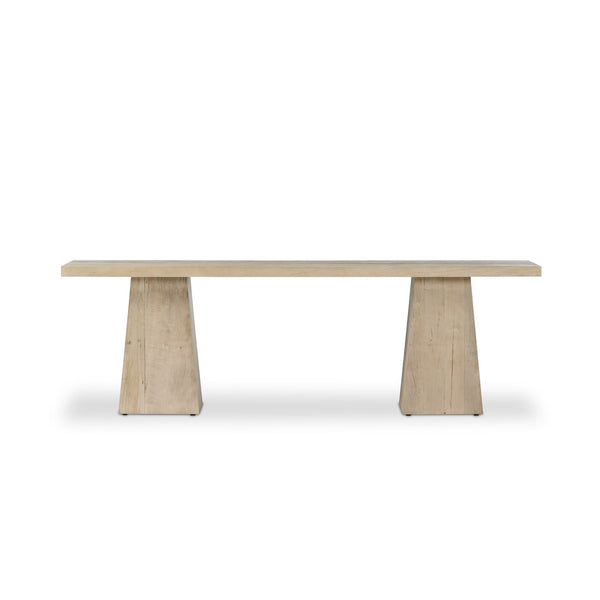Atlas Console Table - Bleached Alder