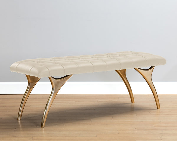 Taylen Bench - Cream