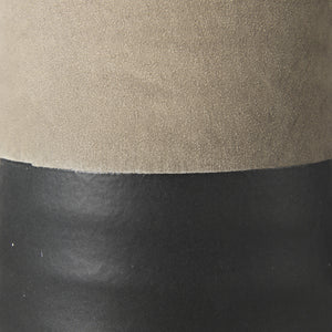 Garand Small 13H Two-Toned Black/Natural Ceramic Jug