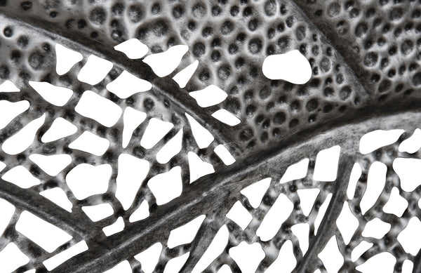 Birch Leaf Wall Art, Silver, Medium