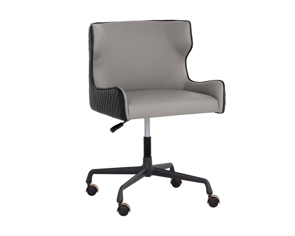 GIANNI OFFICE CHAIR - DILLON STRATUS / DILLON BLACK