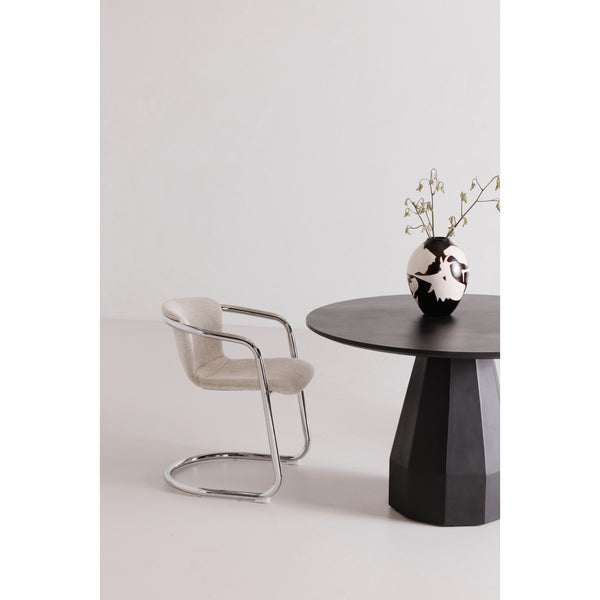 Freeman Chrome Frame Dining Chair Set of Two