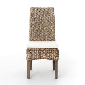 Arcadia Banana Leaf Chair W/Cushion-Grey Wash