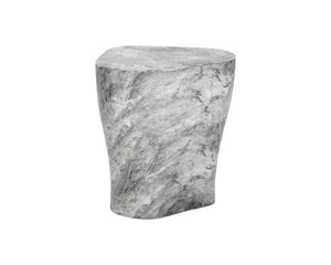 DALI END TABLE - LARGE - MARBLE LOOK - GREY