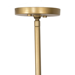 Astrid Chandelier In Dark Brown Leather