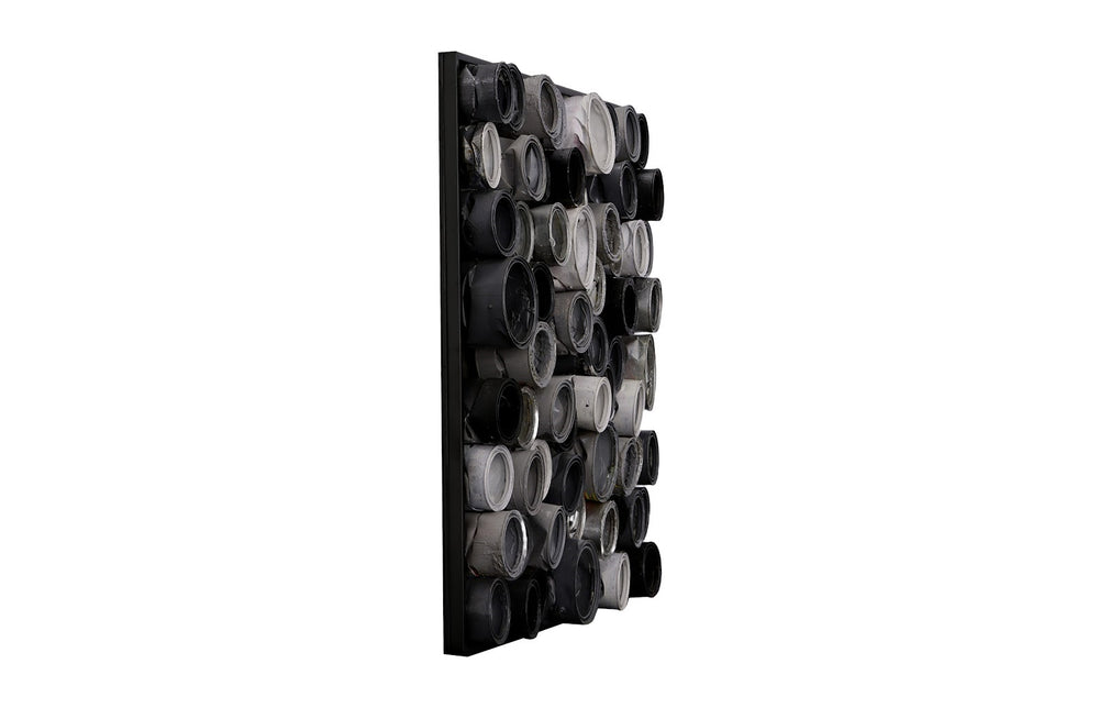Paint Can Wall Art, Square, Mixed Neutrals, Assorted LG