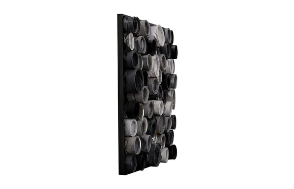 Paint Can Wall Art, Square, Mixed Neutrals, Assorted LG