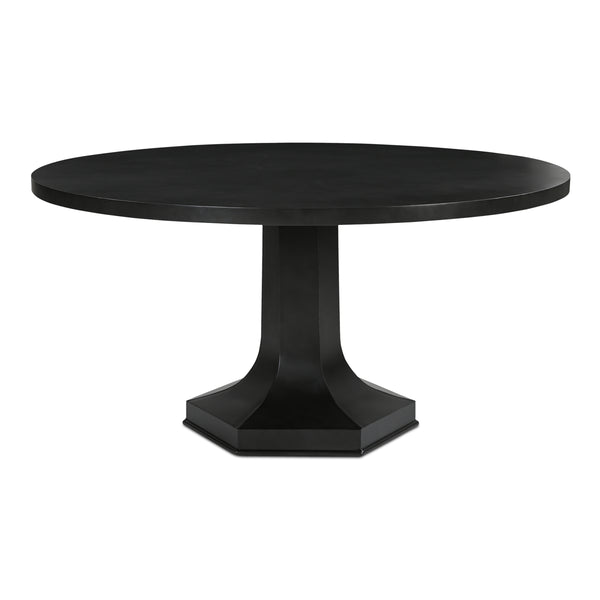 Ethan Dining Table Black Cast Iron