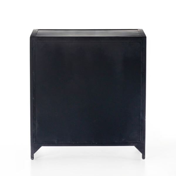 Belmont Large Storage Nightstand In Black