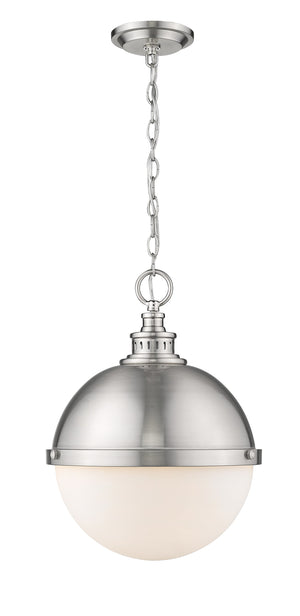 Peyton 2 Light Pendant in Brushed Nickel Finish