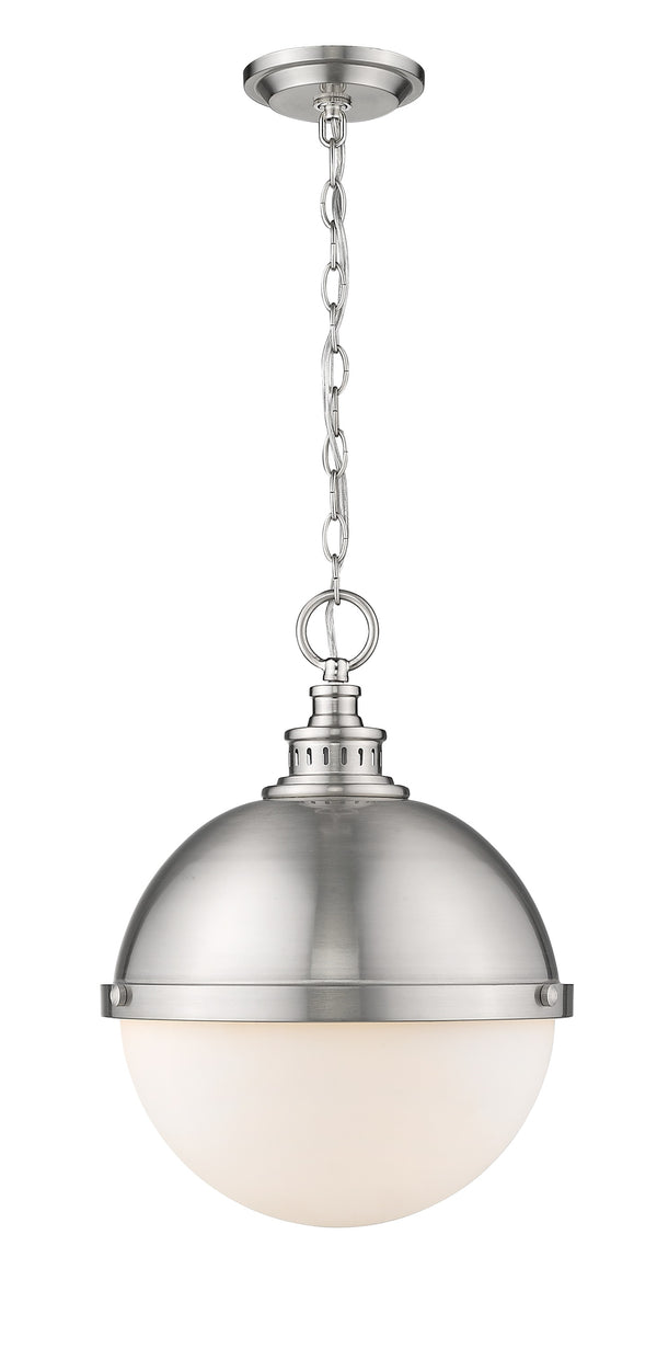 Peyton 2 Light Pendant in Brushed Nickel Finish