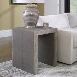 Aerina Modern Gray End Table