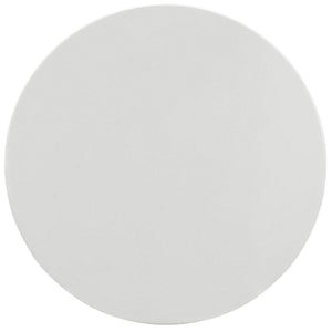 Willow 40" Round Wood Top Dining Table In White