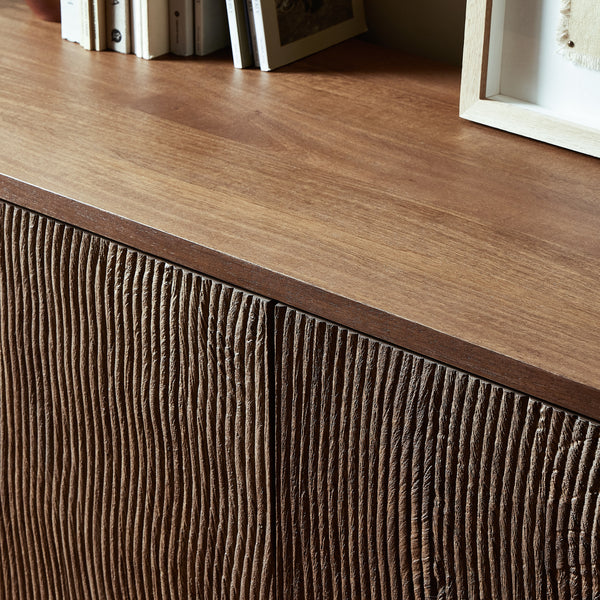 Gilmore Media Console in Aged Mango