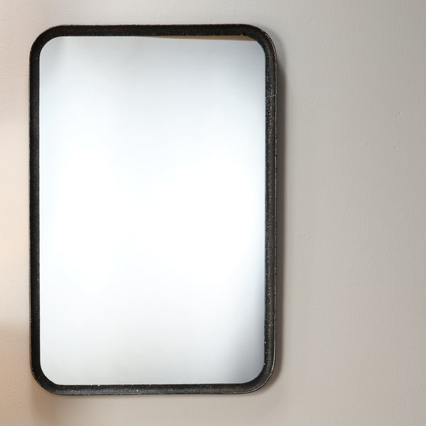 Principle Iron Wall Mirror, Black