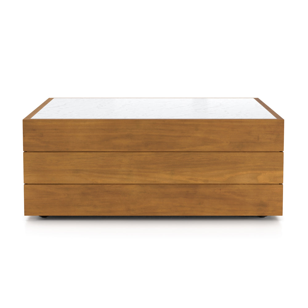 Grant Outdoor Coffee Table In Natural Teak