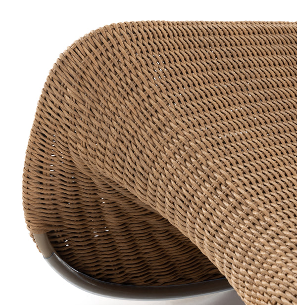 Portia Outdoor Rocking Chair In Natural
