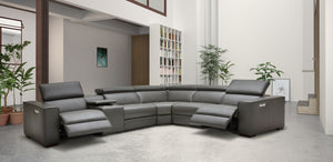 Killian Motion Sectional in Dark Grey