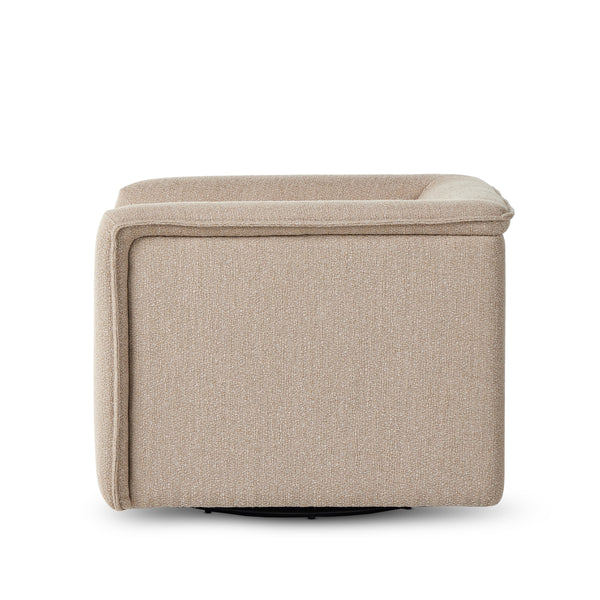 Wellborn Swivel Chair In Kerbey Camel