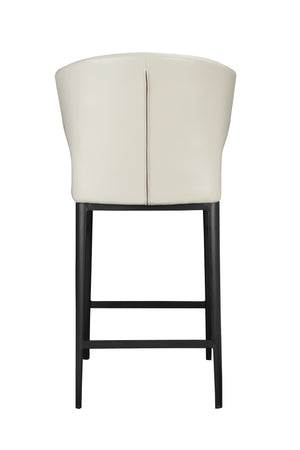 Moe's Delaney Beige Art Deco Counter Stool