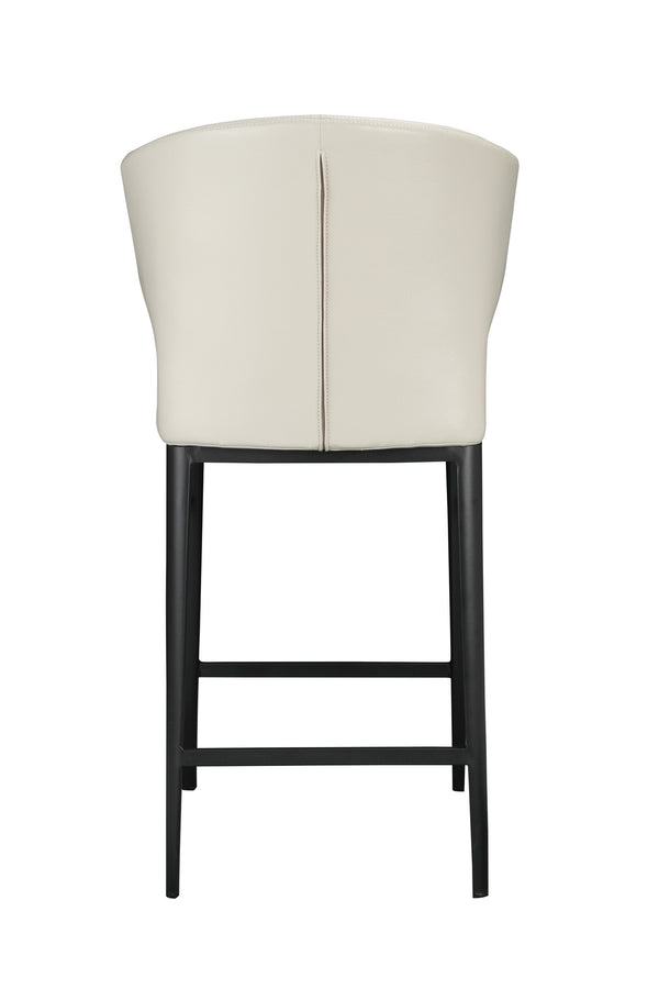 Moe's Delaney Beige Art Deco Counter Stool