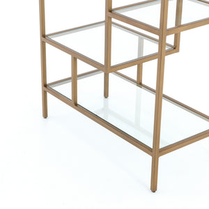 Helena Brass 83" Bookshelf