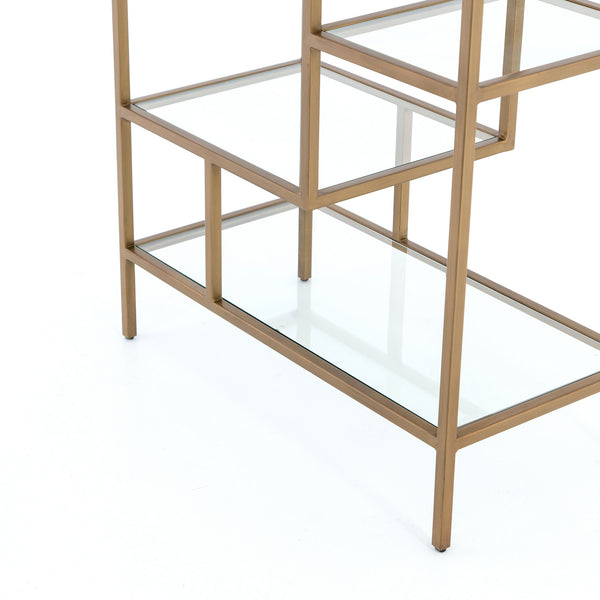 Helena Brass 83" Bookshelf