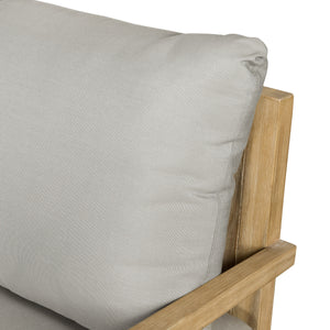 Amaya Outdoor Sofa 94" In Natural Acacia