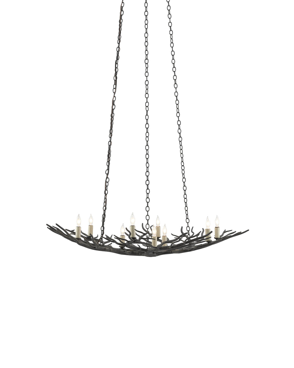 Rainforest Bronze Small Chandelier In Rustic Bronze