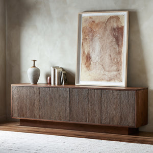 Gilmore Media Console in Aged Mango