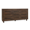 Jaxon Solid Wood 9-Drawer Dresser in Cocoa Brown