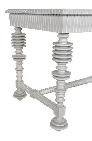 Portuguese Desk, Small, Solid White