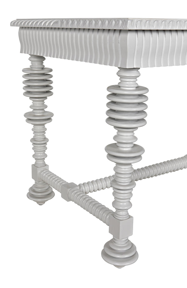 Portuguese Desk, Small, Solid White
