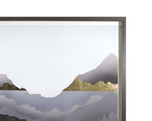 GREAT EXPLORATION -  60" X 40" - CHARCOAL FRAME
