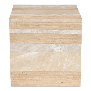 Moe's Rosa Accent Table in Mixed Marble