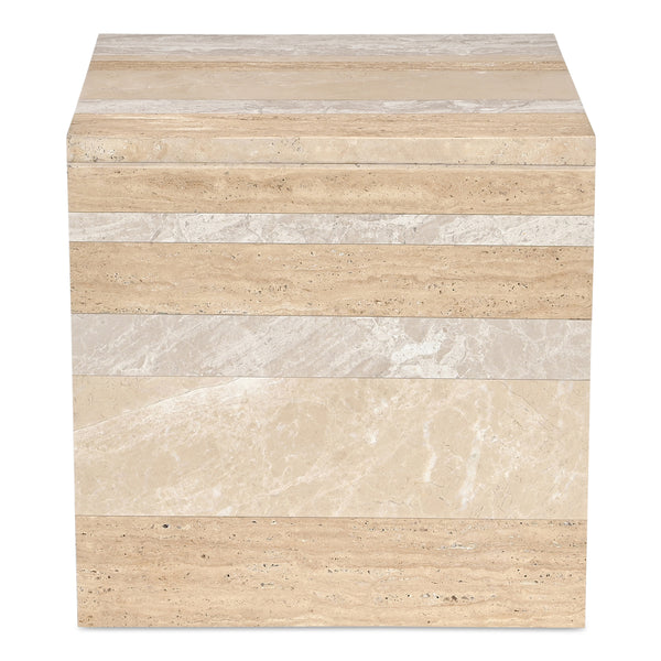 Moe's Rosa Accent Table in Mixed Marble