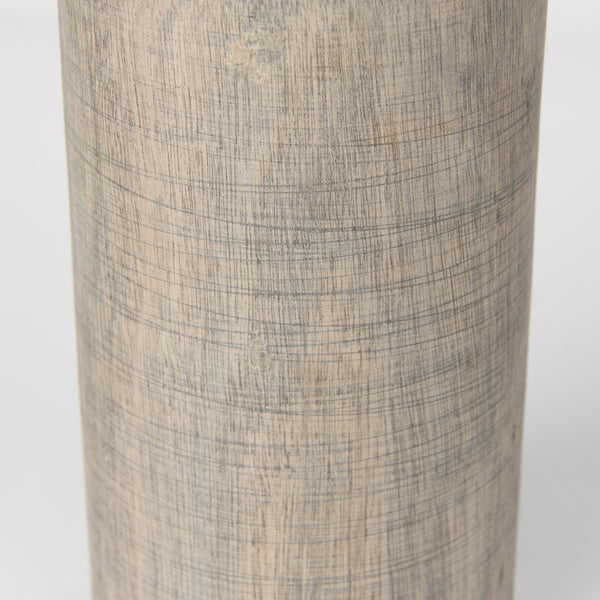 Knox Medium Gray-Wash Wood Decorative Object