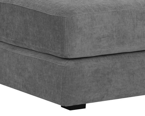 HARMONY MODULAR - ARMLESS CHAIR - RIGHT SHELF - DANNY DARK GREY