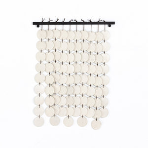 Ceramic Wall Hanging - Speckled Cream Ceramic